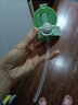 WOIBABY适配贝亲直饮吸管奶瓶配件学饮吸管水杯盖宽口径手柄三代通用 绿色（12个月+）吸管弹力杯盖+手提绳 实拍图