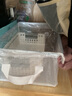 友纳透明衣服收纳箱家用衣柜放裤子衣物收纳盒分层整理筐储物箱神器 特大号【50*35*32cm】防水PVC 1个装 实拍图