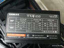 先马（SAMA）平头哥650 额定500W 台式主机箱电脑电源 主动PFC/单路+12V/智能温控/12cm风扇/长线材/安全稳定 实拍图