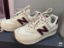 NEW BALANCE休闲鞋女鞋复古舒适夏季透气轻便百搭运动鞋574系列WL574RCF 37.5 实拍图