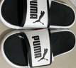 彪马（PUMA）黑白透气魔术贴拖鞋男女家居外穿休闲凉鞋ROYALCAT372280 白-黑色-02 39 实拍图