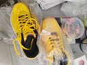 YONEX尤尼克斯羽毛球鞋yy男女同款训练透气缓震SHB101CR 黄紫 38 实拍图