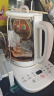 九阳（Joyoung）养生壶 1.5L煮茶器电热烧水壶开水壶 0胶水保温煮茶器玻璃花茶壶WY125 实拍图