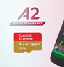 闪迪（SanDisk）512GB TF(MicroSD)内存卡 4K极速金卡A2 V30 U3行车记录仪 运动相机无人机 监控存储卡 读190MB/s 实拍图