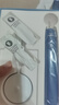 飞利浦（PHILIPS）【肖战推荐】电动牙刷钻石3系 生日礼物 成人情侣款送男生/女友 微泡水流 HX5161/05抹茶绿 实拍图