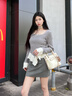 蔻一（Cnoles）包包女士2025最新款通勤斜挎水桶包单肩小手提包白色女生包包 实拍图