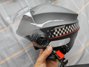 Andes HELMET3c认证电动摩托车头盔男四季女士夏季头盔安全帽四季通用夏天半盔 黑速黑茶短【升级3C款】 均码 实拍图