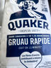 桂格（QUAKER）加拿大进口桂格快熟纯燕麦片2.58kg无添加蔗糖燕麦谷物早餐代餐 加版纯燕麦片单袋2580g到26年7月 实拍图
