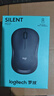 罗技（Logitech）M221 轻音鼠标 无线鼠标 办公鼠标 对称鼠标 带无线微型接收器 米白色 实拍图