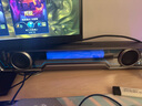 漫步者花再Halo PixelBar字幕歌词音响电脑桌面音箱 自定义屏幕长条有线音箱蓝牙6.0RGB灯效 破界黑 实拍图