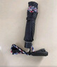 天堂 加大雨伞三折 晴雨两用商务伞经典格纹10骨大雨伞男女 黑色 实拍图