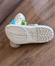 卡骆驰crocs洞洞鞋贝雅卡骆班轻便耐磨一脚蹬休闲鞋|205089 冬日白/彩色-1LI 40 (250mm) 实拍图