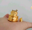 沃尔金沃尔金足金999生日蛋糕 金蛋糕黄金摆件生日快乐跨新年礼物送女友 【约0.55g】生日蛋糕 多退少补 实拍图