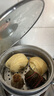 【限时抢购】304不锈钢蒸锅汤锅加厚煮面小奶锅小煮锅泡面辅食锅 24CM双柄+蒸格 24cm 实拍图
