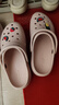 卡骆驰crocs经典云朵老爹鞋洞洞鞋时尚百搭女鞋拖鞋一脚蹬|206750 石英粉-6UR(含智必星) 38 (240mm) 实拍图