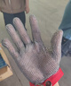 胜丽 5级防切割手套钢丝手套全金属腕扣防划伤XL码 N5102 1只装 实拍图