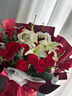 幽客玉品鲜花速递红玫瑰花束表白送女友老婆生日礼物全国同城配送 19朵红玫瑰百合花束 实拍图