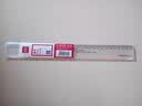 得力（deli）文具6220塑料直尺20cm/30cm/40cm/50cm/60cm多规格尺子学生办公测量工具 【1支】30cm直尺-6230 实拍图