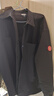 马登工装山系深灰口袋衬衫美式休闲免烫抗皱宽松长袖衬衣叠穿外套男 深灰色 3XL 实拍图