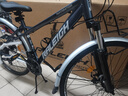 兰令长途旅行自行车铝合金700C变速碟刹成年人男女通勤上班公路车单车 领航员 时光灰  24速蓝图 线碟 实拍图