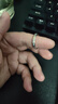 珍尚银中国黄金授权情侣对戒纯银戒指男女生日礼物结婚纪念日送女友老婆 实拍图