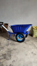 顺和独轮车农用小推车工地单轮手推车推沙泥土垃圾搬运车运输车翻斗车 实心双轮翻斗车 实拍图