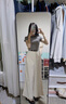 欧迪惠（Oudihui）休闲裤女装夏季新款2025年茶系穿搭小个子衣服运动阔腿裤子女套装 上衣+裤子【配腰带】 S 【建议80-95斤】 实拍图