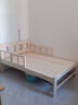 萌冉 【现货闪发】实木床儿童护栏床简约男女孩公主床松木拼接单人床 原木色裸床 180长*120宽*40高 实拍图