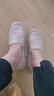 斯凯奇（Skechers）女鞋夏季渔夫鞋单鞋新中式蕾丝平底鞋浅口一脚蹬通勤鞋113025 实拍图