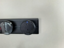 美的（Midea）移动轨道插座家用厨房餐边柜滑动电力轨道排插免打孔轨道插座明装【黑】50cm轨道赠4个五孔 实拍图