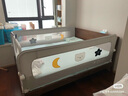 丸丫婴儿床围栏宝宝防摔床护栏床边防掉档板防护栏加高1.8m小星星一面 实拍图