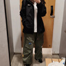 北面（The North Face）短袖T恤男女情侣款小熊宽松休闲透气半袖 黑色 XS /160 实拍图