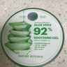 自然乐园（Nature Republic）芦荟胶晒后修复补水保湿身体乳液面霜男士贴贴霜芦荟膏凝胶300ml 实拍图