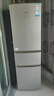 海尔智家统帅218升三门冰箱家用节能直冷小型冷藏冷冻节能办公室宿舍公寓租房用电冰箱迷你 218升月光银直冷节能  Leader海尔智家 实拍图