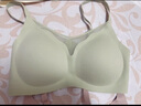 曼妮芬【芒果杯】智慧无尺码无痕内衣女士舒适无钢圈文胸均码 070 绿色均码 M F (a-c杯底围70-85c90-130斤) 实拍图