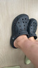 卡骆驰crocs贝雅云彩女士洞洞鞋户外休闲鞋|208186 黑色-001(含智必星) 38 (240mm) 实拍图