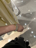 中国黄金（CHINA GOLD）浅晴水天然和田玉手串女玉石串珠手链纪念日生日礼物送女朋友老婆 浅水晴和田玉转运珠手串【8mm】 实拍图