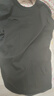纯色棉感短袖T恤男情侣T恤男女文化衫净面作画光板衣服上衣 黑色 L 实拍图