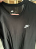耐克(NIKE)春夏男短袖T恤 纯棉 运动休闲 经典简约 AR4999-013 黑色M 实拍图