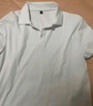 GLM短袖t恤男透气夏季翻领polo衫速干T恤冰丝感休闲运动上衣白色4XL 实拍图