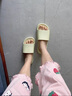 JCZS德国品牌防臭拖鞋女2025室内家居静音学生宿舍洗澡防滑eva凉拖男 粉色【EVA一体成型静音不臭脚】 40-41 【标准码】 实拍图