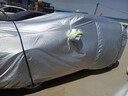 鑫盛凌车衣全车罩防雨防晒汽车遮阳罩牛津布隔热防尘防风盖车布四季加厚 适用于问界M7车衣全车罩 银色加棉加厚牛津布汽车衣罩外套 实拍图