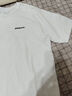 巴塔哥尼亚（Patagonia）男女情侣通勤短袖夏季P-6 Logo混纺棉休闲潮流户外透气T恤 38504 WHI（实物白里透蓝） M 实拍图