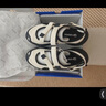 FILA FUSION斐乐玛丽珍凉鞋女鞋夏凉拖魔术贴海螺沙滩鞋子 微白/黑-WB 37.5 实拍图