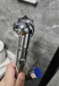 HOMK【德国】儿童花洒喷头婴儿宝宝洗澡洗头超柔手持淋浴小花洒莲蓬头 婴儿单花洒【星光银】 柔和出水丨一键止水 实拍图