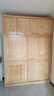 顾虎（GUHU）实木推拉门大衣柜省空间木质趟门新西兰松松木移门衣橱经济 180宽衣柜+60高顶柜 实拍图