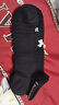 安德玛（Under Armour）袜子夏季【3双】篮羽毛球运动袜男女跑步船袜薄款防臭毛巾短棉袜 实拍图