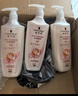 施华蔻（Schwarzkopf）羊绒脂滋养洗护套装(600ml*2洗发水+600ml润发乳)(针对染烫修护) 实拍图