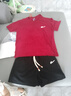 回力（Warrior）短袖短裤套装女2025年夏季新品宽松显瘦舒适亲肤搭配运动两件套 实拍图