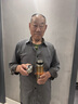 XDO一键开盖水杯男士茶杯双层玻璃泡茶杯子防爆耐高温全钢盖 实拍图